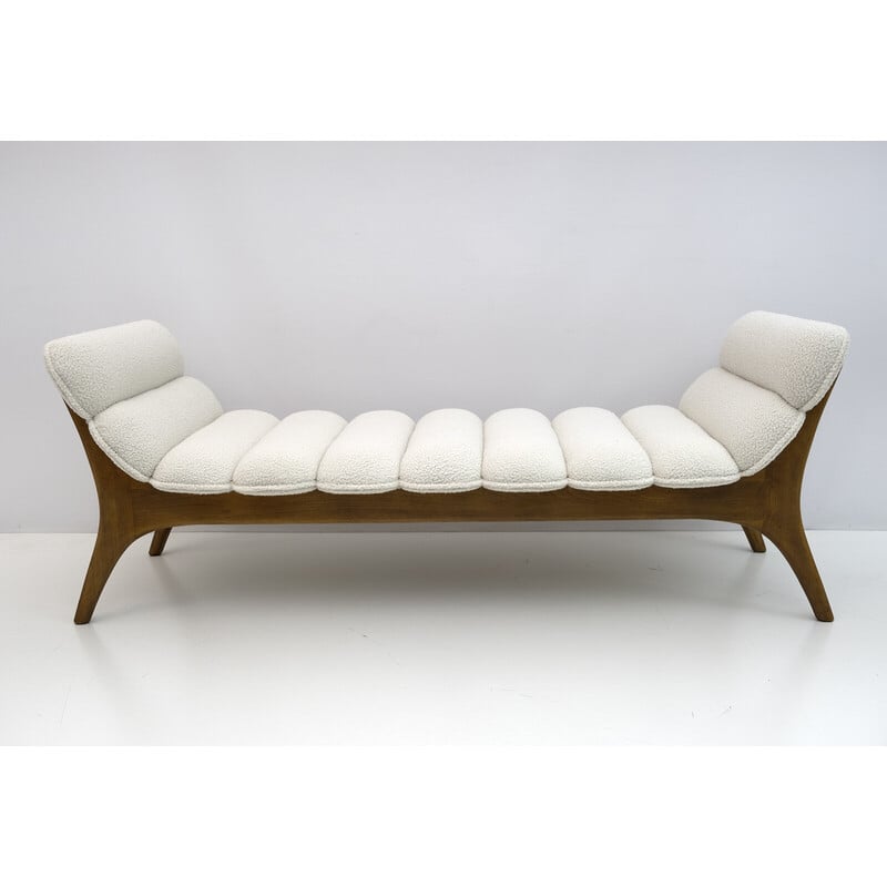 Mid-century walnoten lounge stoel door Adrian Pearsall voor Craft Associates