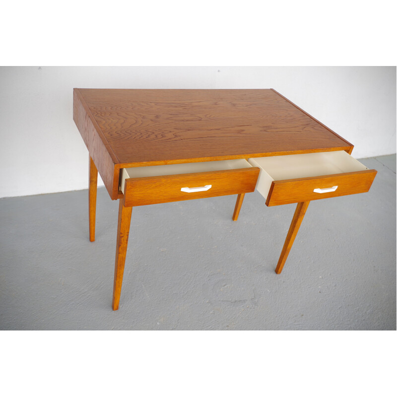 Scandinavian oak desk - 1950s