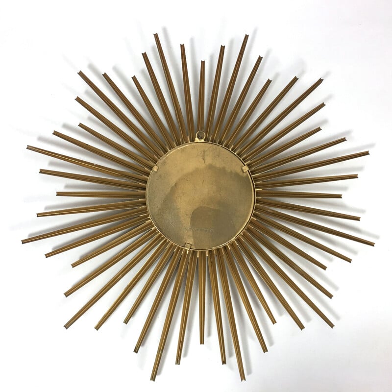 Sun-shaped mirror produced by Chaty Vallauris  - 1960s