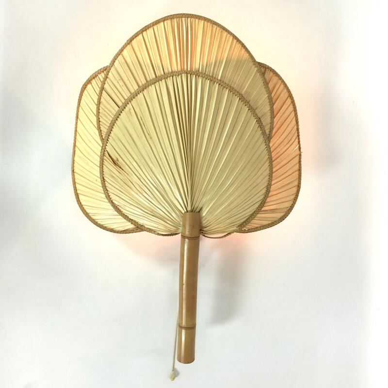 Uchiwa serie wall lamp by Ingo Maurer - 1980s