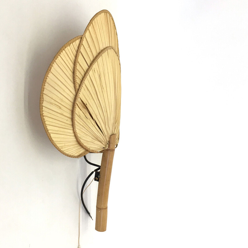 Uchiwa serie wall lamp by Ingo Maurer - 1980s