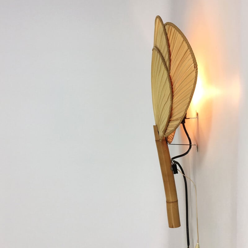Uchiwa serie wall lamp by Ingo Maurer - 1980s