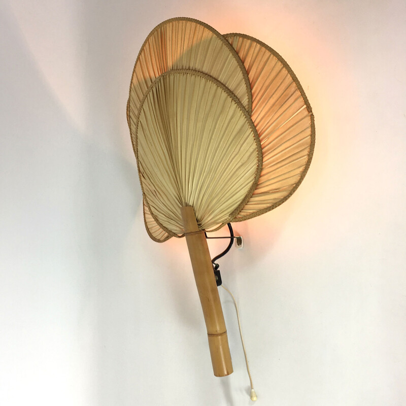 Uchiwa serie wall lamp by Ingo Maurer - 1980s