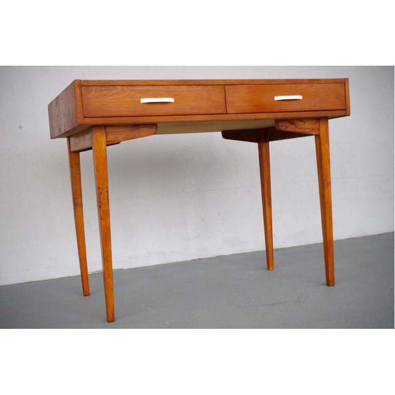 Scandinavian oak desk - 1950s