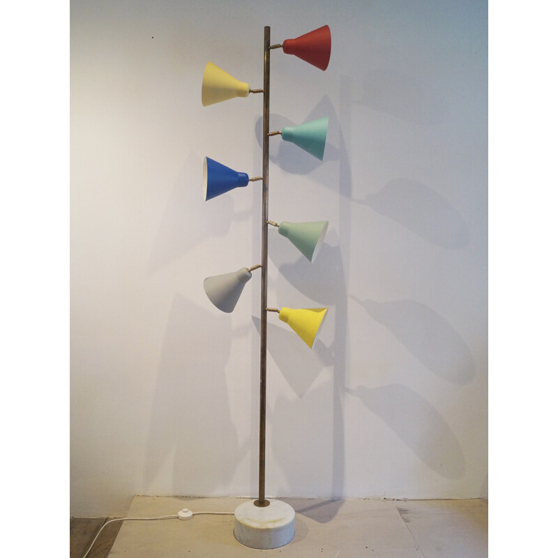 Vintage italian floor lamp - 1950s