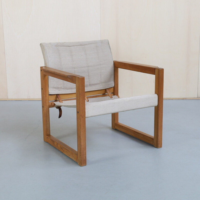 Paar vintage Safari fauteuils van Karin Mobring voor Ikea, 1970