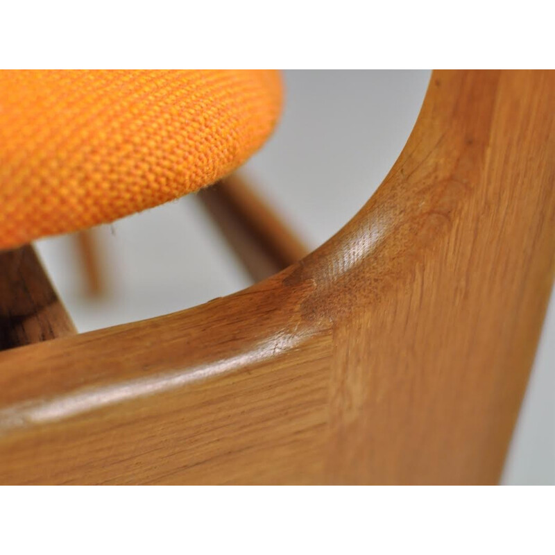 Model 50 armchair in oak by Erik Buch for Odense Maskinsnedkeri - 1970s 