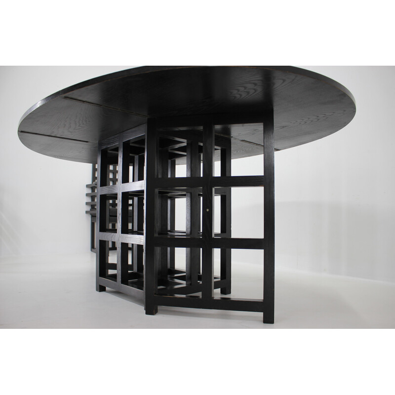 Juego de comedor vintage de Josef Hoffmann y Charles Rennie Mackintosh