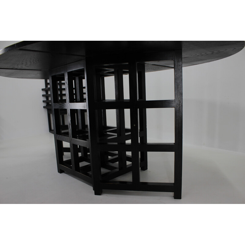 Juego de comedor vintage de Josef Hoffmann y Charles Rennie Mackintosh