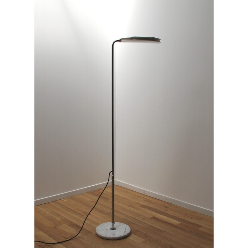 Vintage Mezzaluna floor lamp by Bruno Gecchelin for Skipper and Pollux, 1974