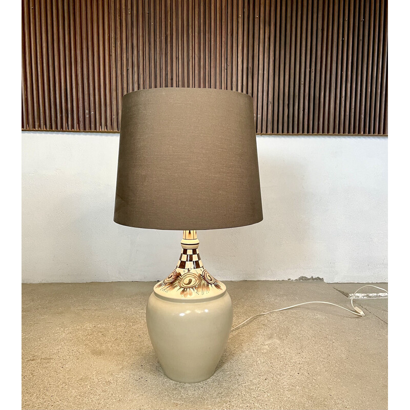 Vintage ceramic table lamp by Bjorn Wiinblad for Rosenthal Studio Line, 1960s