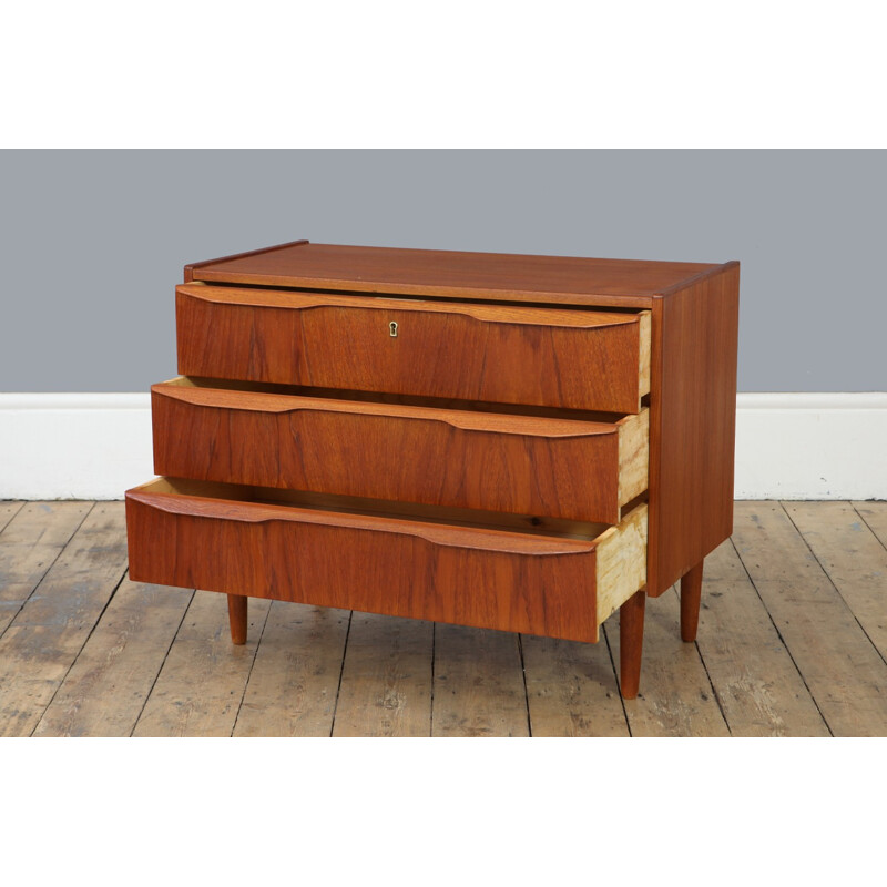 Small chest of drawers with 3 big drawers - 1960s