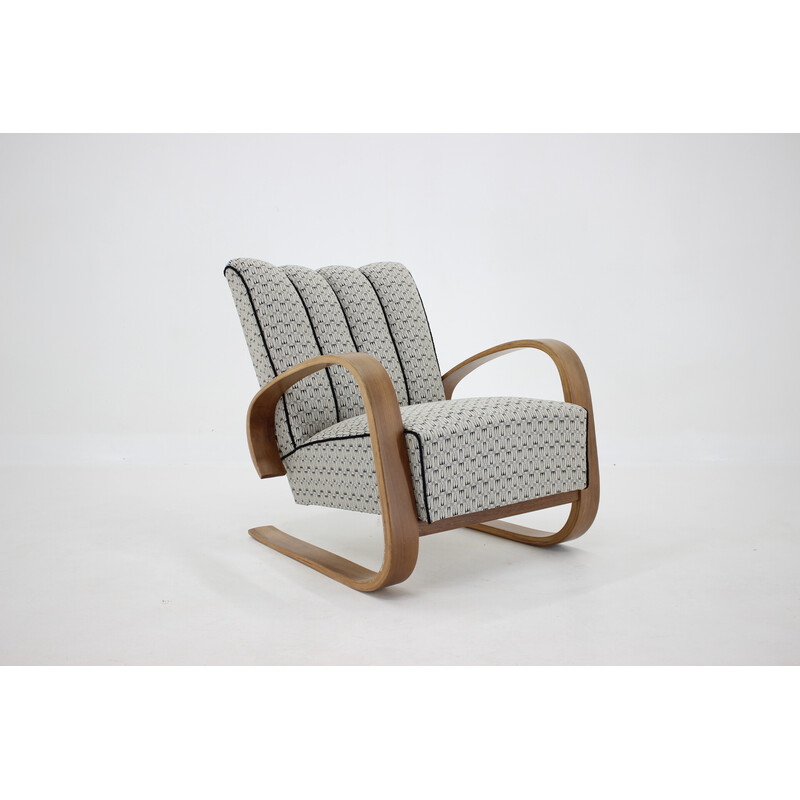 Vintage cantilever armchair by Miroslav Navratil, Czechoslovakia 1940s