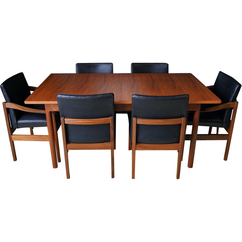 Mid century teak eetkamer set, 1960