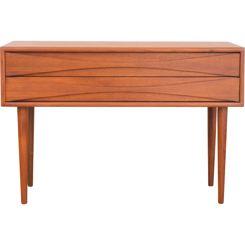 Mid-century teak Triennale chest of drawers by Arne Vodder for Sibast, 1950s