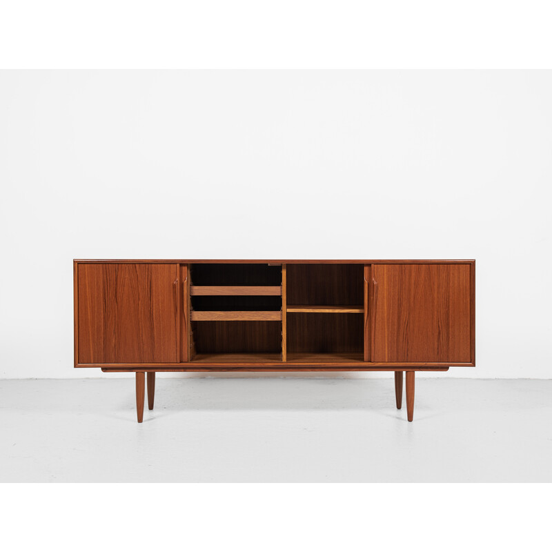 Mid century Danish 4-door sideboard in teak by Axel Christensen for Aco Møbler, 1960s