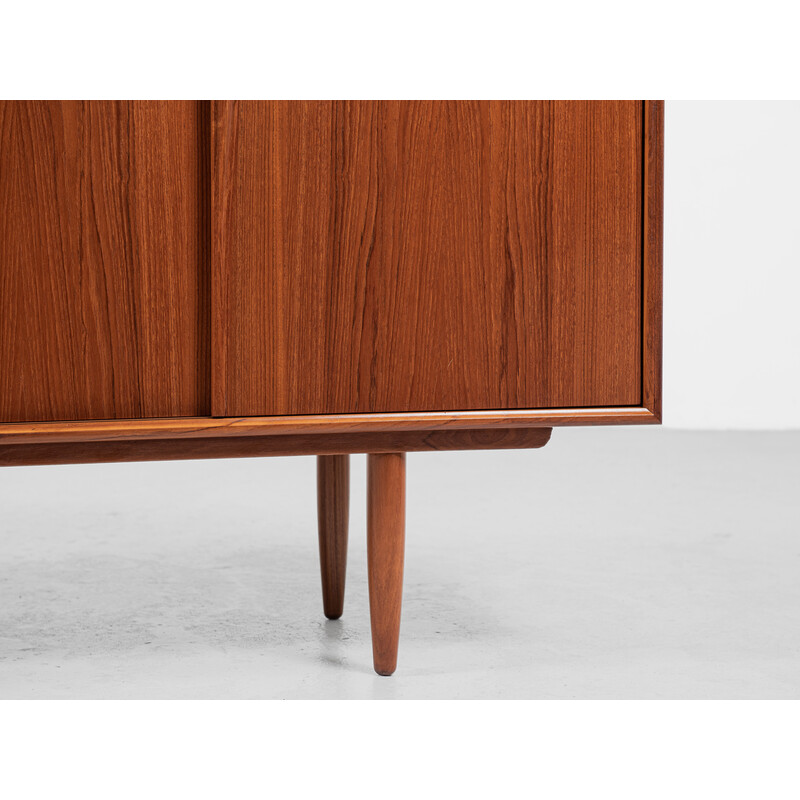 Mid century Danish 4-door sideboard in teak by Axel Christensen for Aco Møbler, 1960s