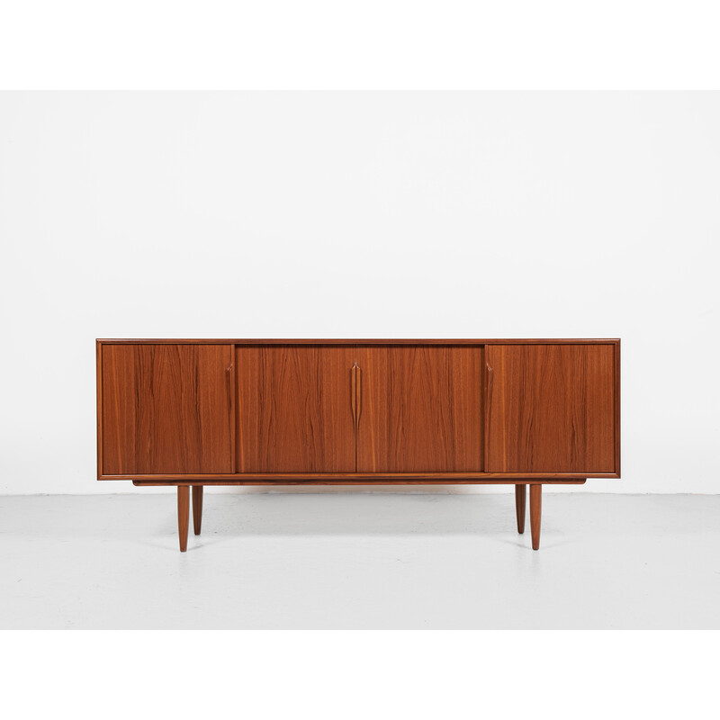 Mid century Danish 4-door sideboard in teak by Axel Christensen for Aco Møbler, 1960s