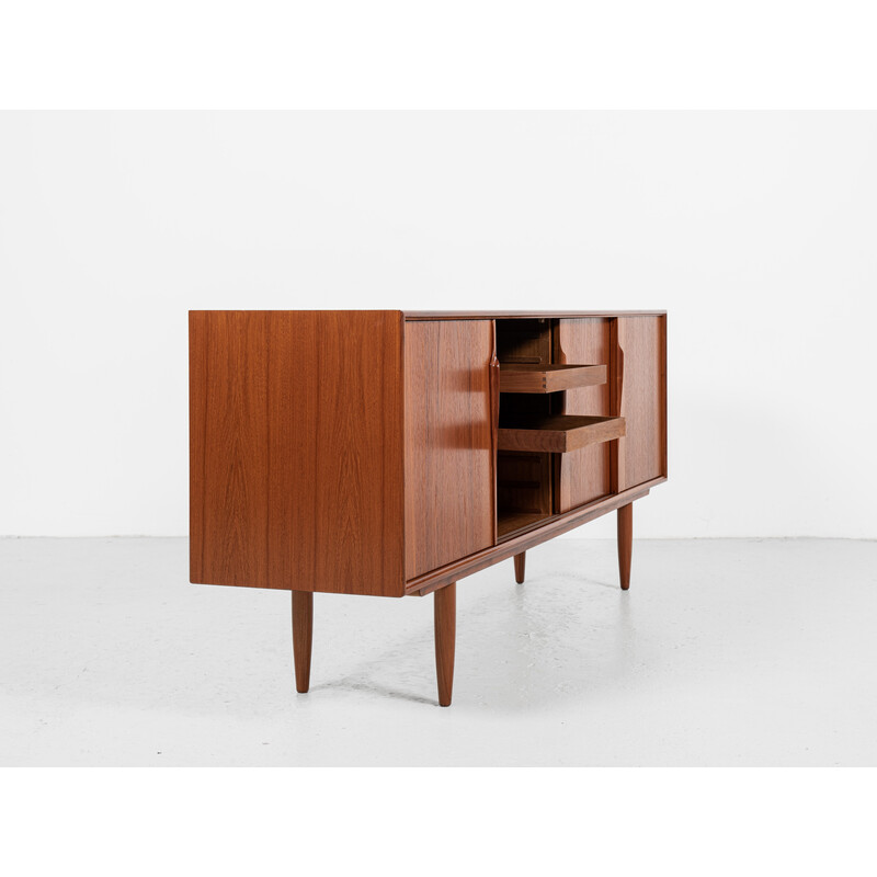 Mid century Danish 4-door sideboard in teak by Axel Christensen for Aco Møbler, 1960s