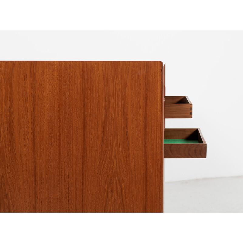 Mid century Danish 4-door sideboard in teak by Axel Christensen for Aco Møbler, 1960s