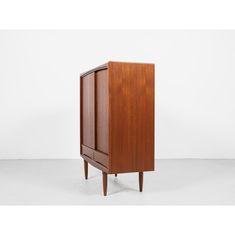 Mid century Danish higher cabinet in teak by Axel Christensen for Aco Møbler, 1960s