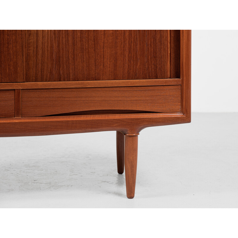 Mueble alto danés de mediados de siglo en teca por Axel Christensen para Aco Møbler, años 60