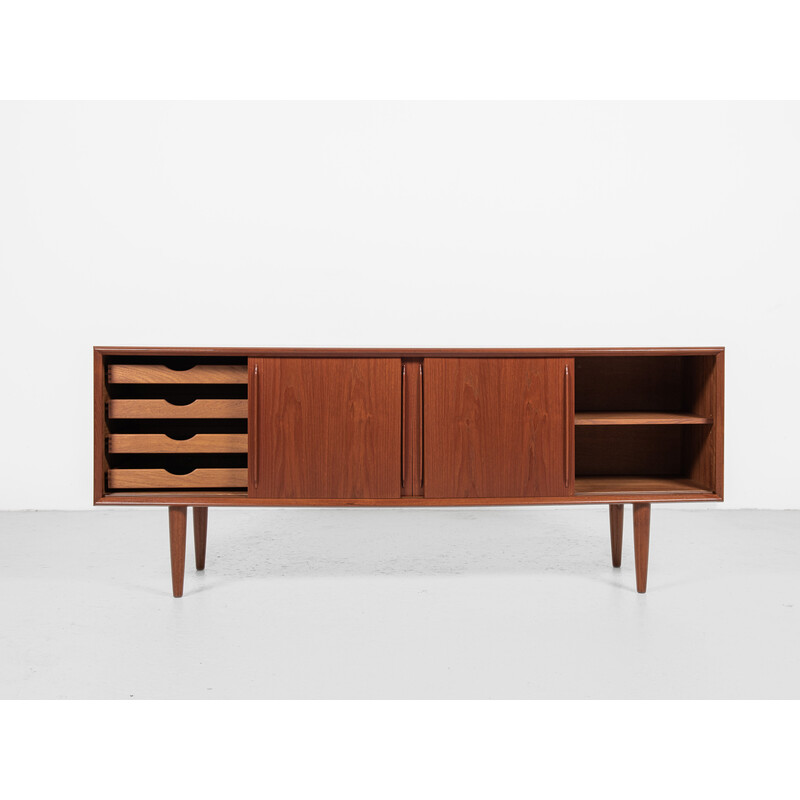 Dänisches Sideboard aus der Mitte des Jahrhunderts aus Teakholz von Svend Aage Madsen für Hp Hansen, 1960er Jahre