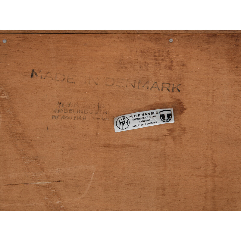 Dänisches Sideboard aus der Mitte des Jahrhunderts aus Teakholz von Svend Aage Madsen für Hp Hansen, 1960er Jahre