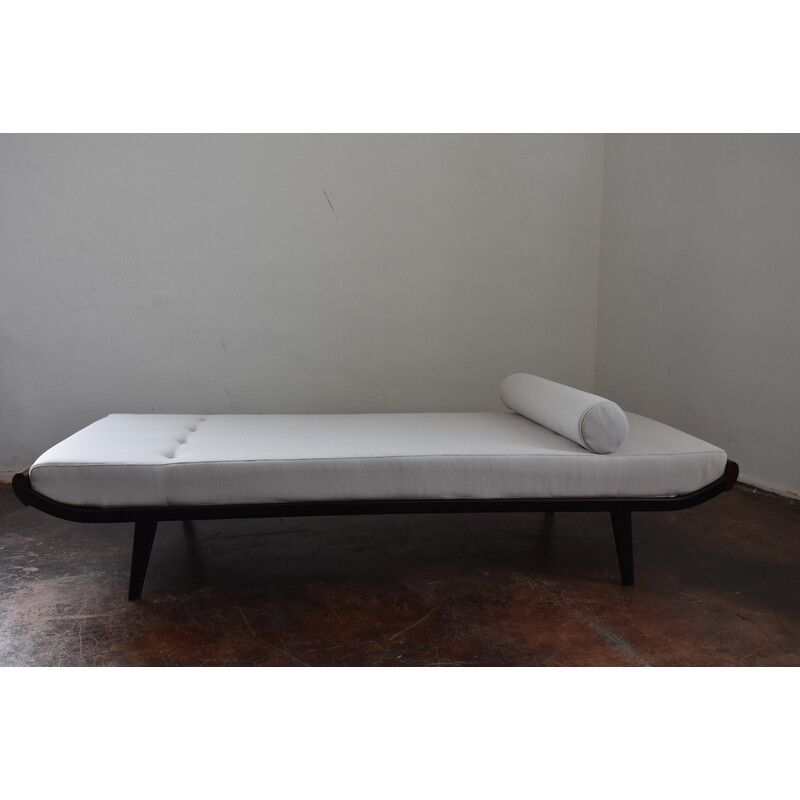 Vintage Cleopatra daybed in teak wood and metal frame, 1960s