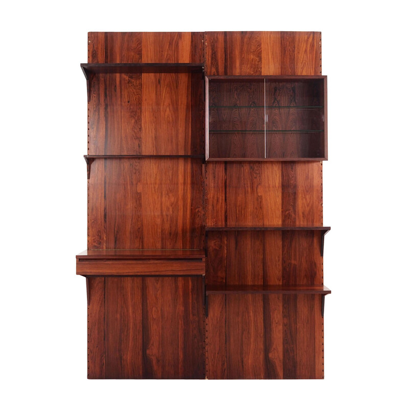 Vintage Danish rosewood system bookcase by Poul Cadovius, 1960s