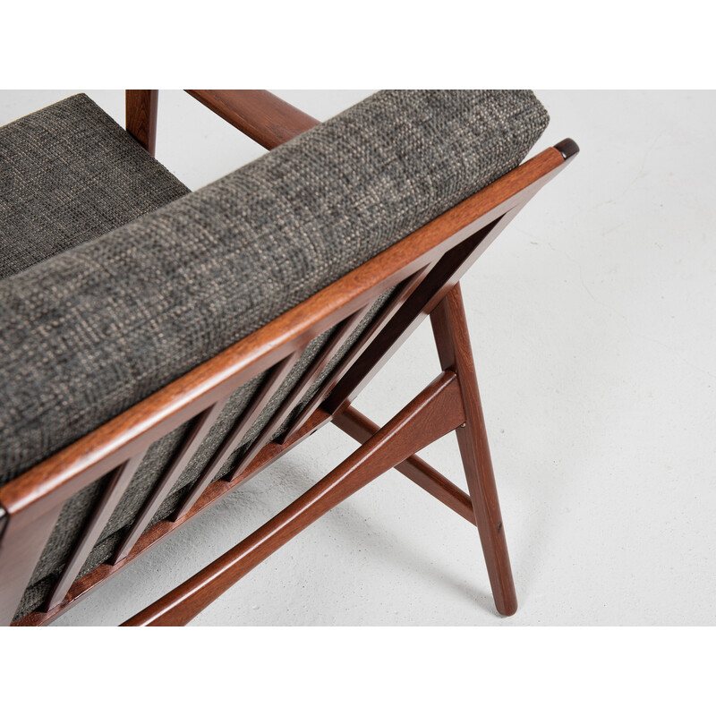 Pair of mid century Danish armchairs in teak by Arne Hovmand Olsen for Mogens Kold, 1960s