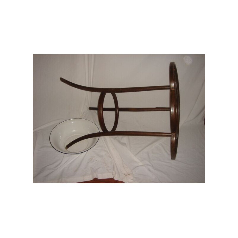 Tocador vintage Thonet de madera torneada, 1900-1910