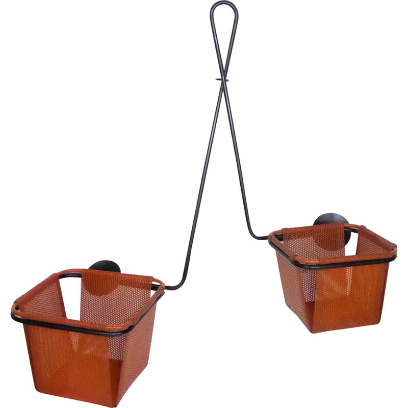 Set of 3 Plant carrier of M. Matégot "Chambord" model - 1950s