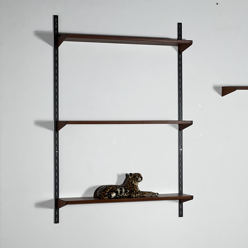 Vintage teak shelves by Kai Kristiansen for Feldballes Møbler, 1960