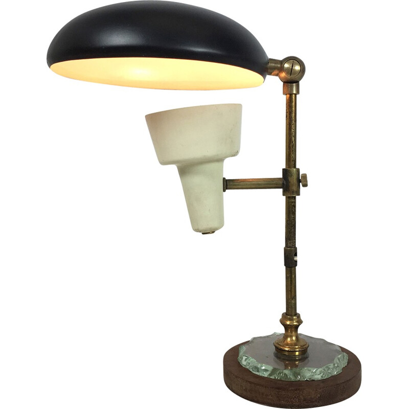Lampe de chevet avec abat-jour pivotant - 1950