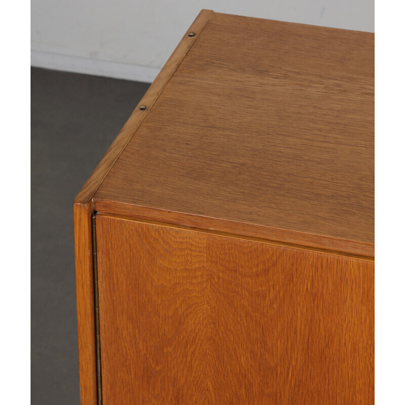 Vintage oakwood chest of drawers model U-458 by Jiri Jiroutek for Interier Praha, 1960