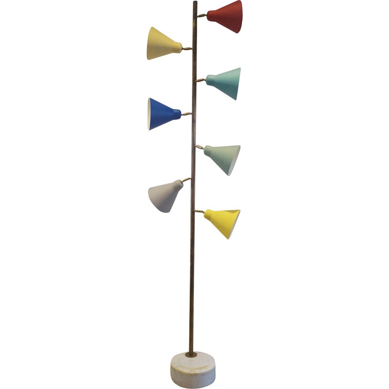 Vintage italian floor lamp - 1950s