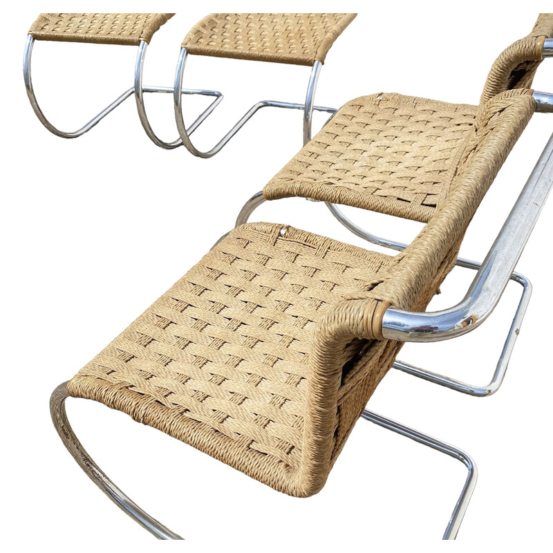 Vintage "Mr10" chairs by Mies Van der Rohe, 1960s
