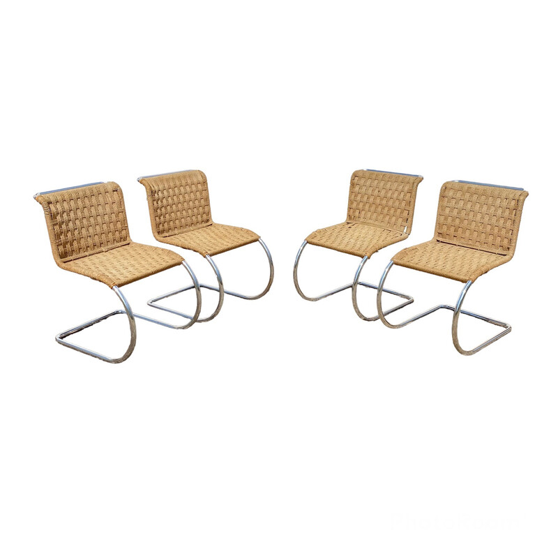 Vintage "Mr10" chairs by Mies Van der Rohe, 1960s