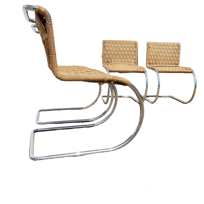 Vintage-Stühle "Mr10" von Mies Van der Rohe, 1960er Jahre