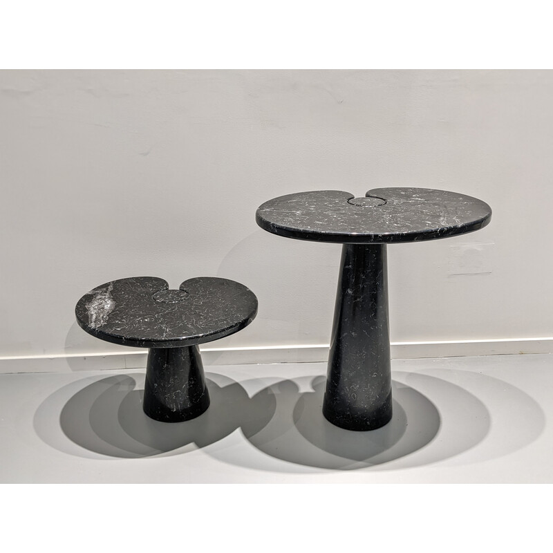 Pair of vintage "Eros" console tables by Angelo Mangiarotti for Skipper, 1970