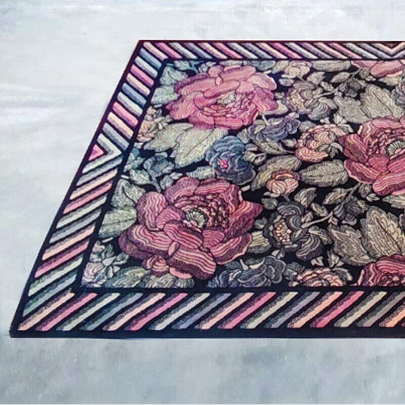 Vintage Italiaans wollen tapijt van Ottavio Missoni voor T en J Vestor, jaren 1980