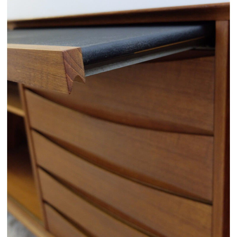 Teak sideboard by Arne Vodder with several compartments - 1960s