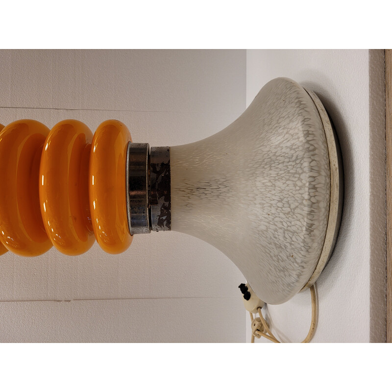 Lámpara de pie vintage de Carlo Nason para Mazzega, Italia Años 60