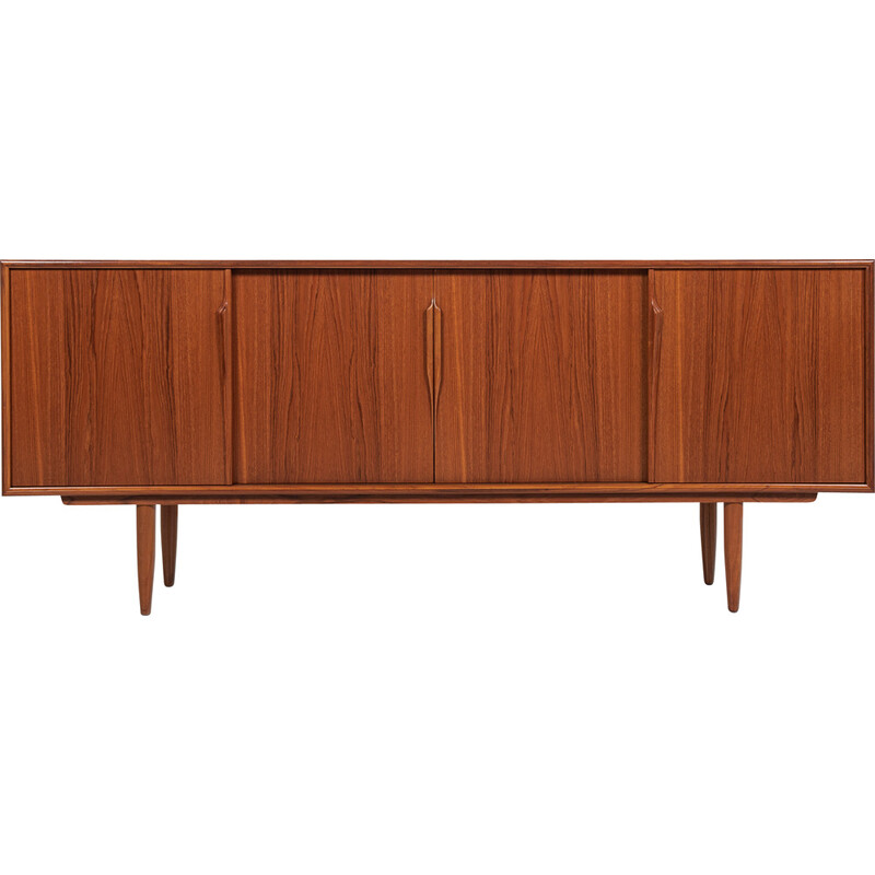 Mid century Danish 4-door sideboard in teak by Axel Christensen for Aco Møbler, 1960s