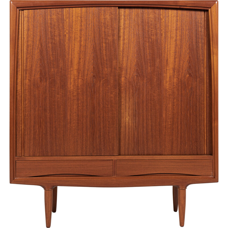 Mid century Danish higher cabinet in teak by Axel Christensen for Aco Møbler, 1960s