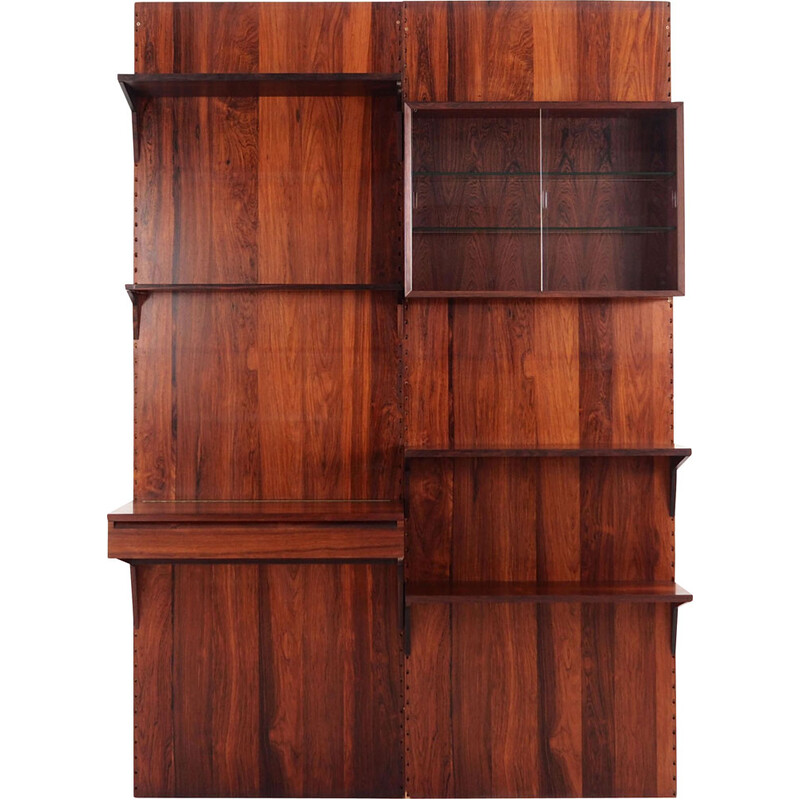 Vintage Danish rosewood system bookcase by Poul Cadovius, 1960s