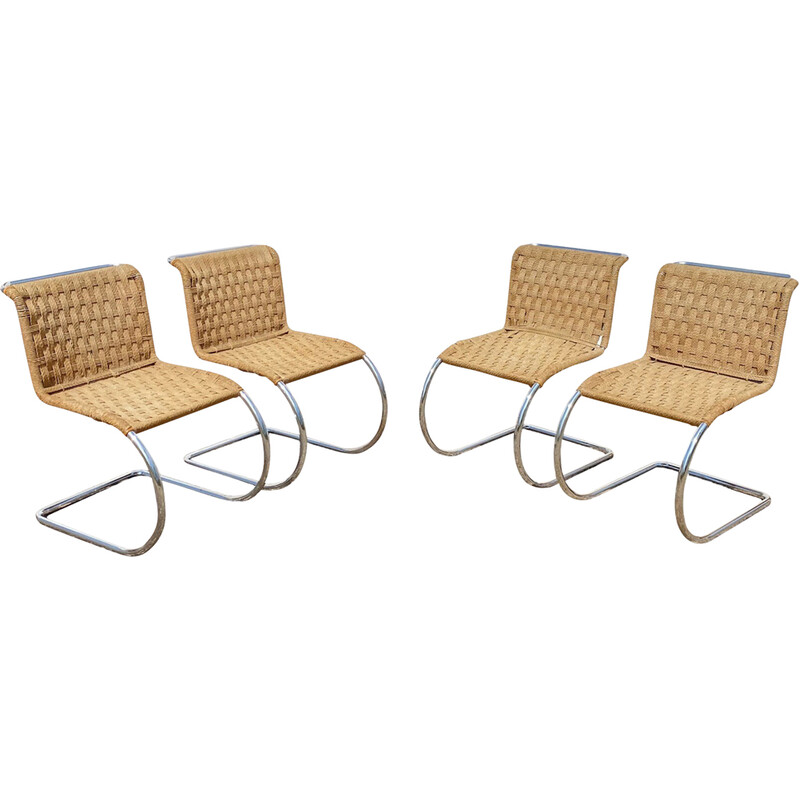 Chaises vintage "Mr10" par Mies Van der Rohe, 1960