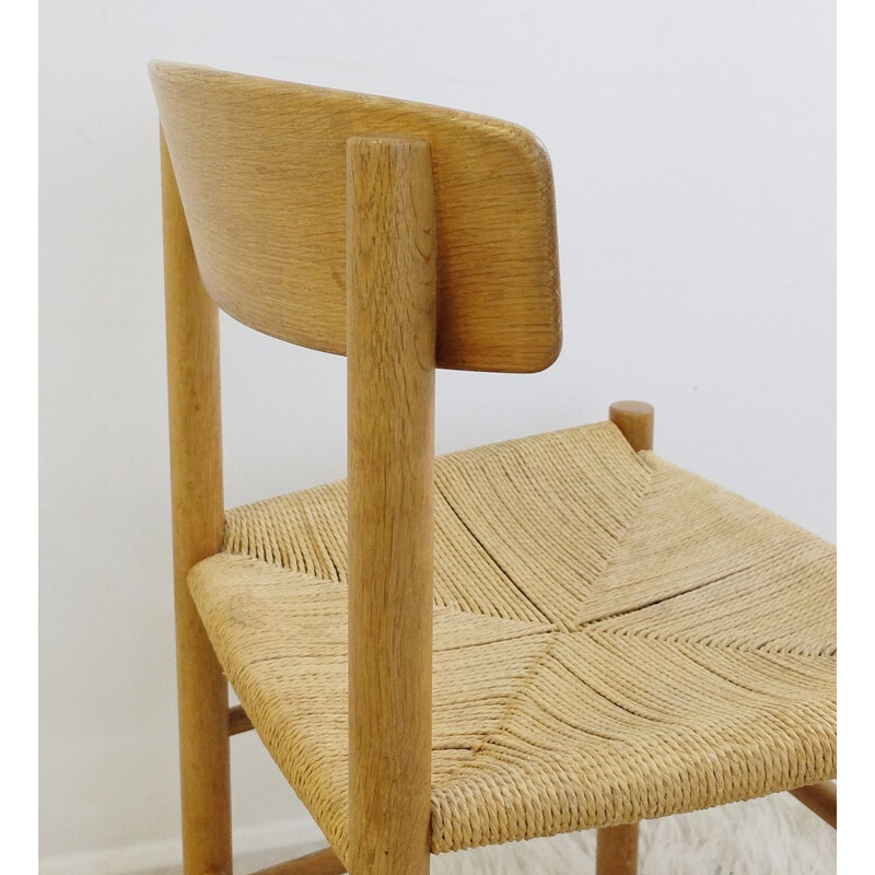 Set of 6 modele J39 chairs by Mogensen - 1950s