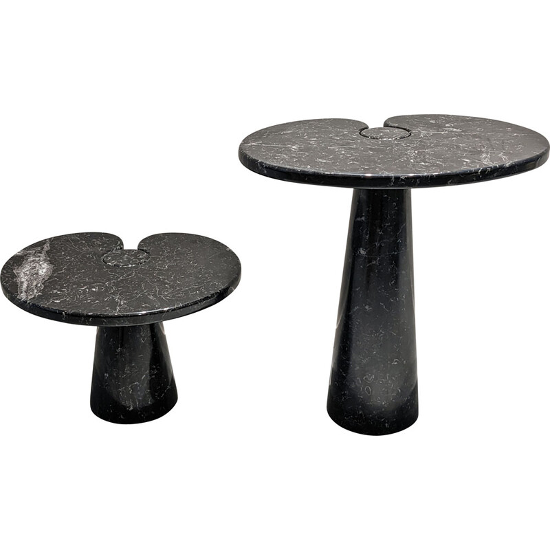 Pair of vintage "Eros" console tables by Angelo Mangiarotti for Skipper, 1970